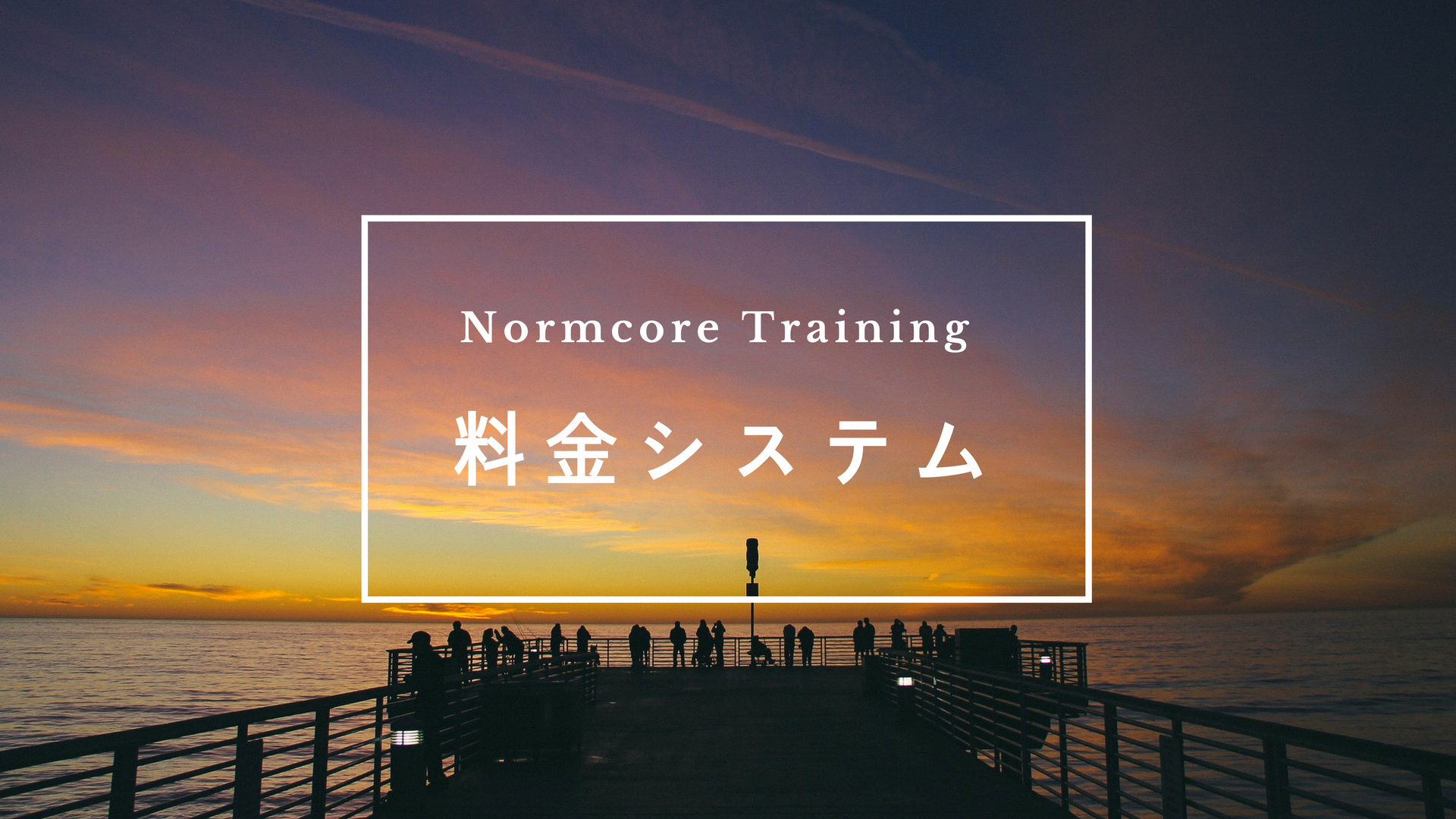 Normcore Training料金システム